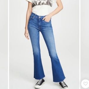 MOTHER Blue Flare Jeans